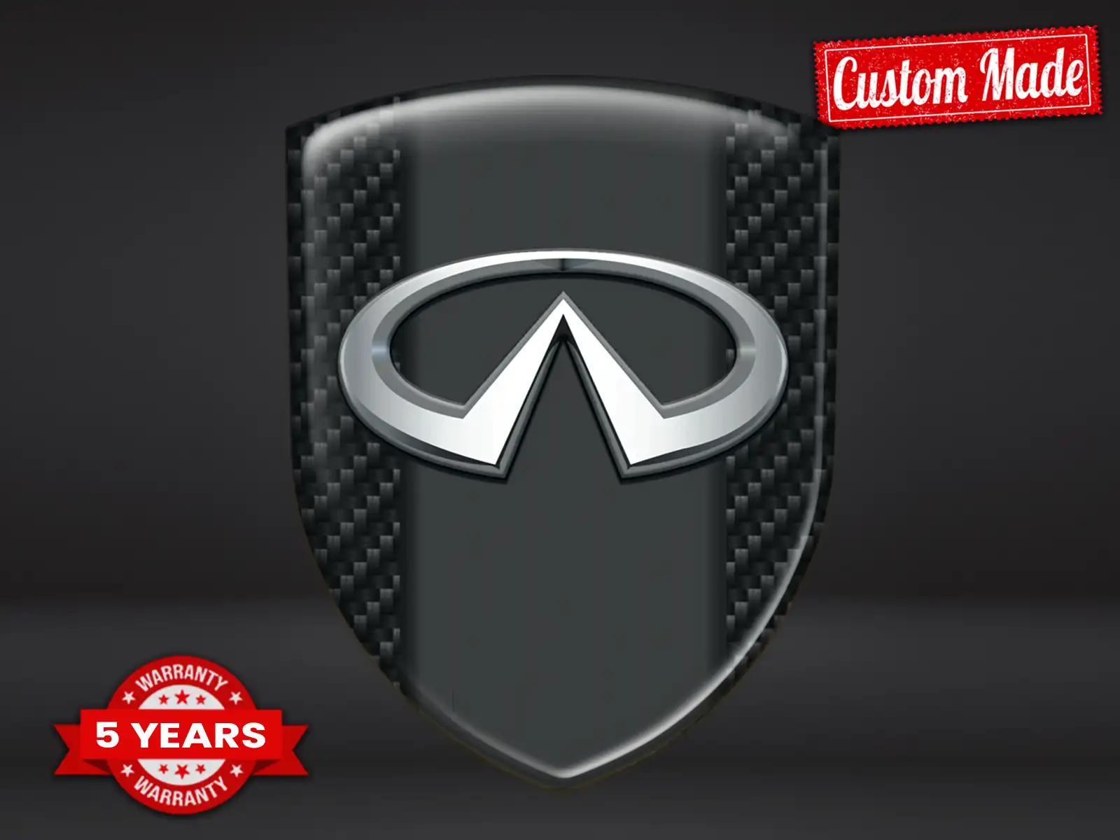 Infiniti Sticker Porte Auto Sport Étoile Personnalisable